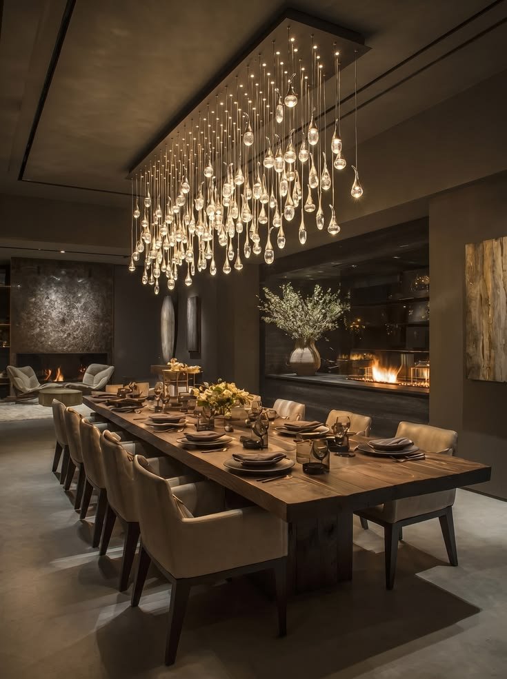 Dining Room Lighting Magic