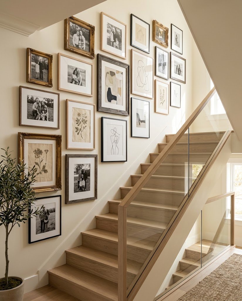 Staircase Gallery Wall Ideas That Make Your Home Feel Curated and Personal